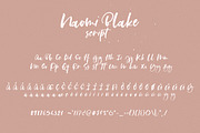 Naomi Blake, a Script Font by BlueRobinDesignShop (Thumbnail 19 of 20)