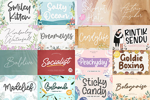 Monoline Font Bundle!