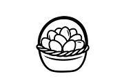 Easter Basket Vector Silhouette Bund, an Illustration by Designs_River (Thumbnail 44 of 51)