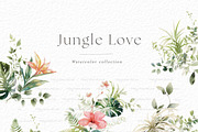 Jungle floral clipart, a Decorative Illustration by heyiamalice (Thumbnail 2 of 10)