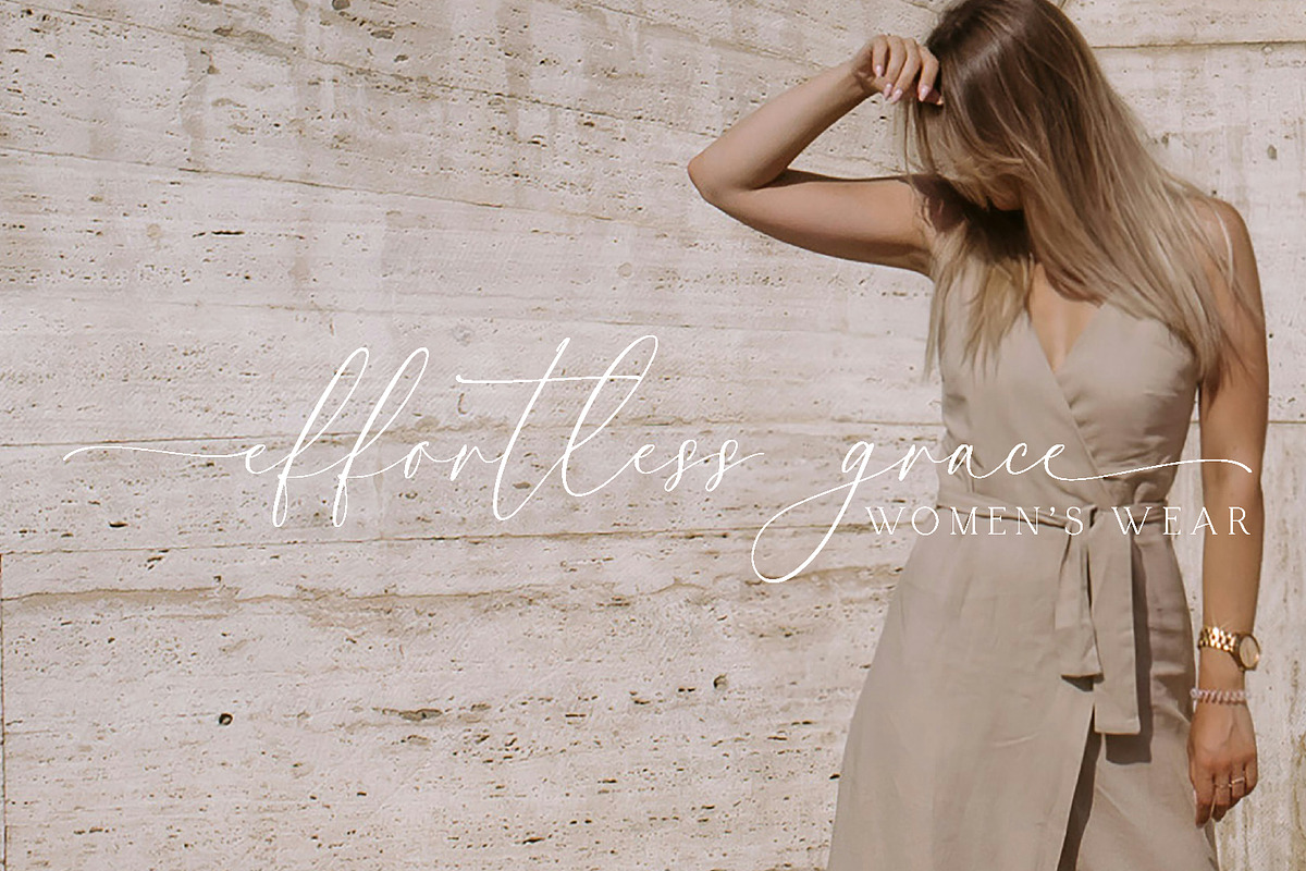Rosabelle A Modern Script Font, a Script Font by Prestige Artsy Studio (Photo 6 of 9)