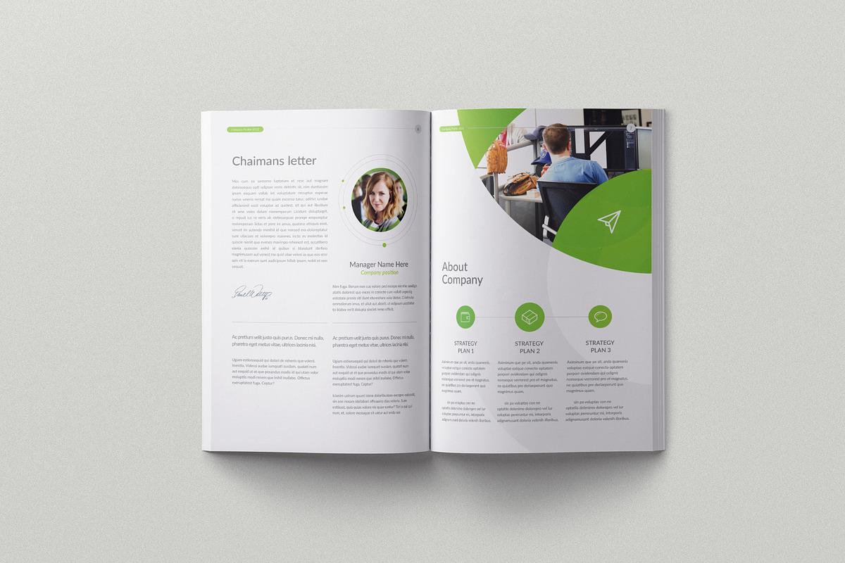 Company Profile, a Brochure Template by Brochure-Market (Photo 6 of 10)
