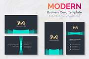 Modern 50 Business cards Bundle, a Business Card Template by M6 Gallery (Thumbnail 11 of 52)