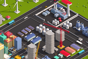 Low Poly Megapolis Premium Pack