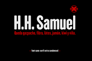 H.H. Samuel -2 fonts-, a Sans Serif Font by deFharo (Thumbnail 6 of 6)