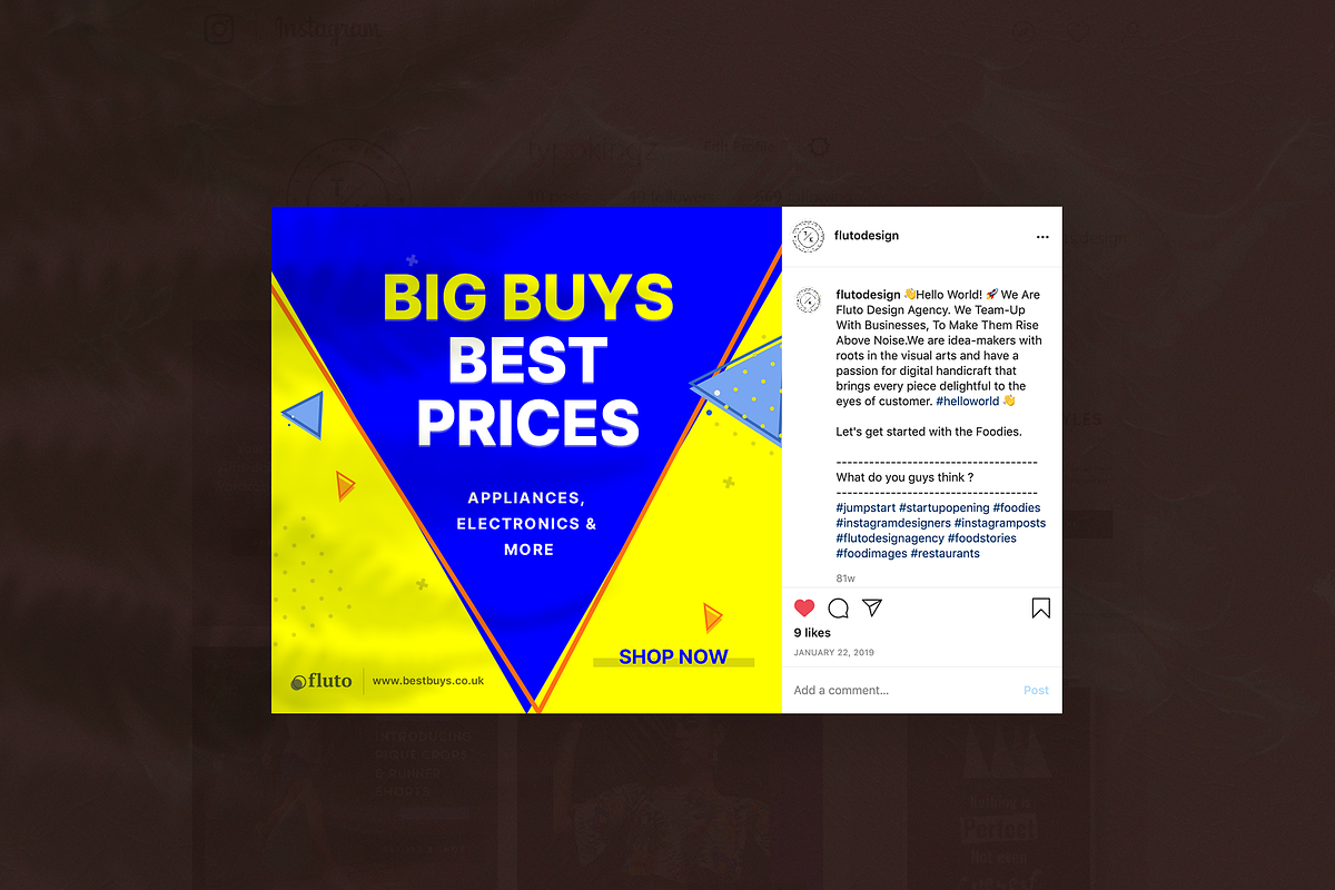 Bolder Social Media Kit +Puzzle Post, a Social Media Template by Fluto Creative Studio (Photo 5 of 9)