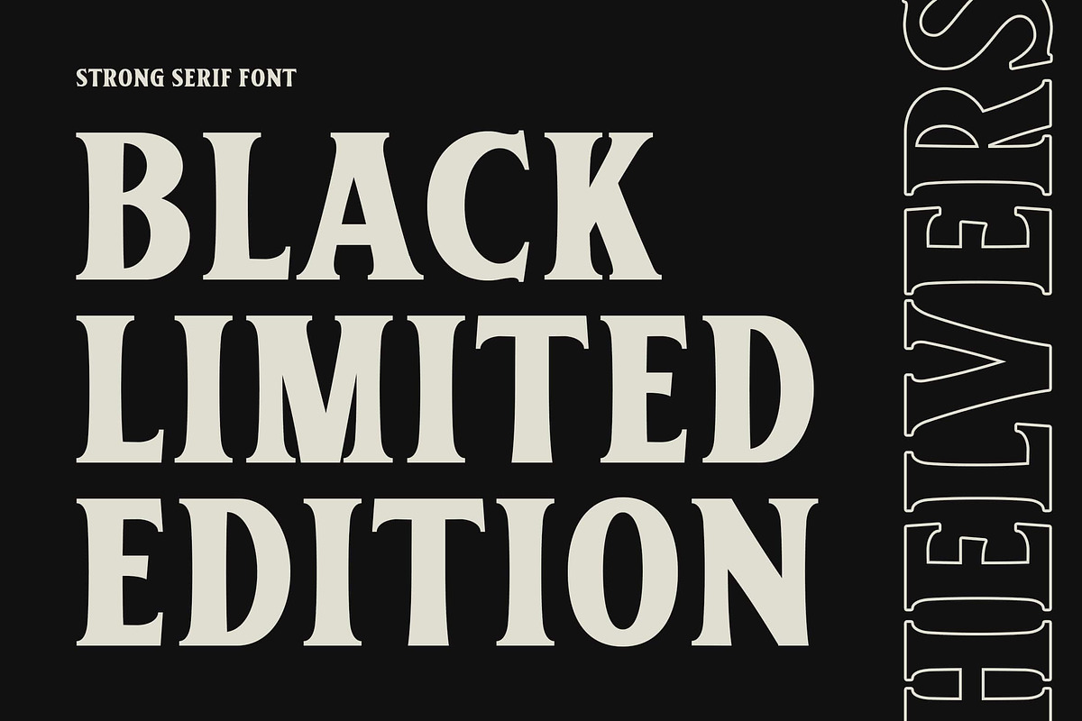 Helvers - Strong Bold Serif Font, a Serif Font by Blankids Studio (Photo 3 of 7)