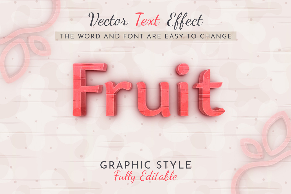 3D Apple Editable Text Effect, a Layer Style Add-On by rwgusev (Photo 4 of 7)