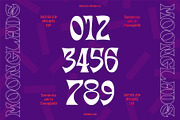 Moonglade | Retro Display Font, a Serif Font by Beveled Design Co. (Thumbnail 7 of 11)