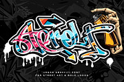 Aerolt - Street Art Graffiti Font, a Handwritten Font by Letterara (Thumbnail 1 of 14)