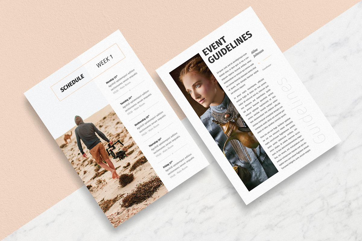 Clara - 08 Page - A4/A5/Letter, a Brochure Template by CorgiAstronaut (Photo 4 of 6)
