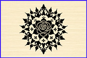 20 Botanical Mandala Clipart Set, an Illustration by Artivon (Thumbnail 4 of 4)