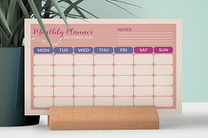 Monthly Planner Template V02