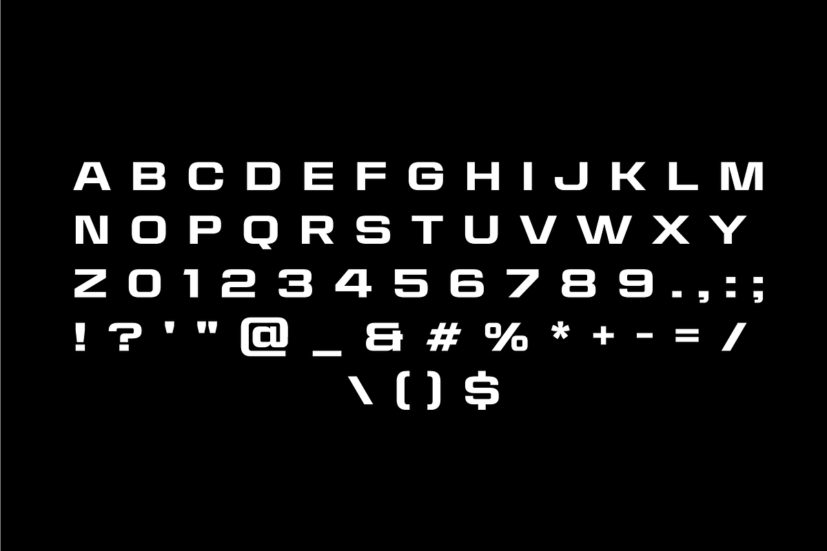 Machn Bold Expanded Sans Serif Font, a Sans Serif Font by Ebad Designs (Photo 2 of 9)