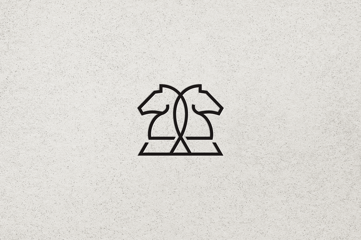Minimalist Chess Knight Logo, a Branding & Logo Template by Luxury Logos (Photo 4 of 4)
