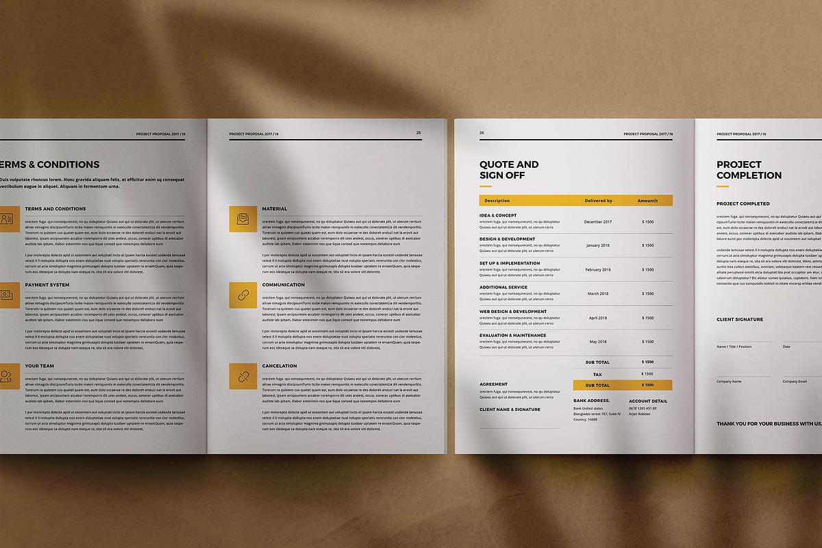 Web Design Proposal, a Stationery Template by Occy Design (Photo 10 of 11)