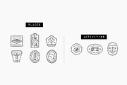 45 Passport Stamp Icons - Travel, an Outline Icon by Hatch Design Workshop (Thumbnail 7 of 10)