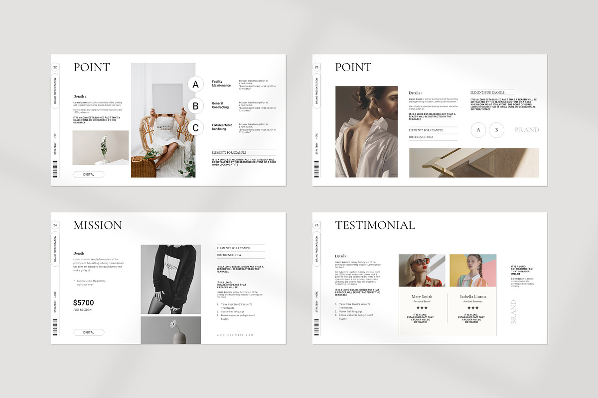 Brand Strategy Presentation Template, a Presentation Template by PrintIdea (Photo 7 of 8)