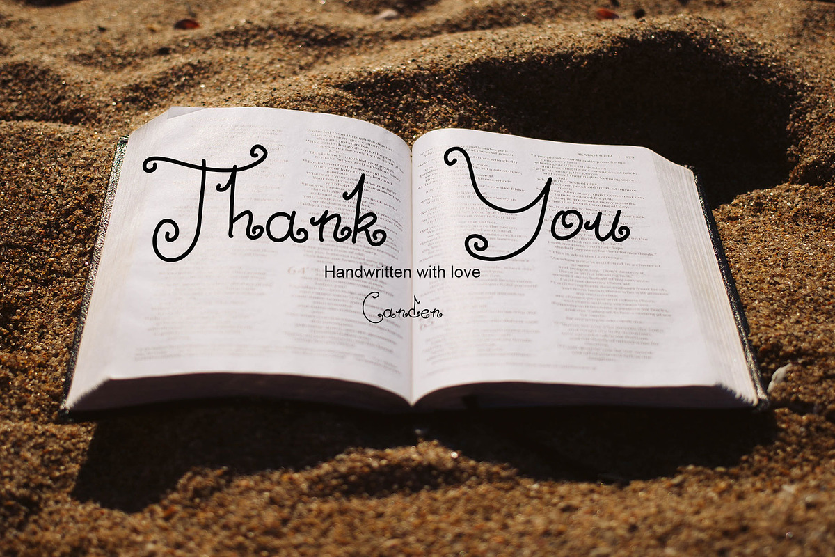 Elizabeth, a Script Font by Canden Meutuah (Photo 7 of 7)