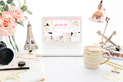 Pale Pink & Gold Feminine Desktops, a Business Photo by OhTilly (Thumbnail 4 of 4)