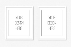 Minimal Poster Frame Mockup V4