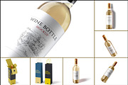 Wine Bottle Mockup, a Product Mockup by mockupbuys (Thumbnail 1 of 10)