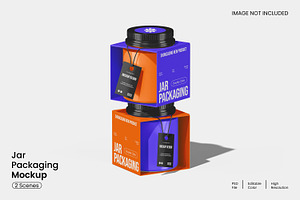 Jar Packaging Mockup, a Packaging Mockup by Unerispace