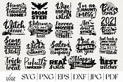 Halloween SVG Quote Bundle, an Object Graphic by IllustratorAnnie (Thumbnail 1 of 5)
