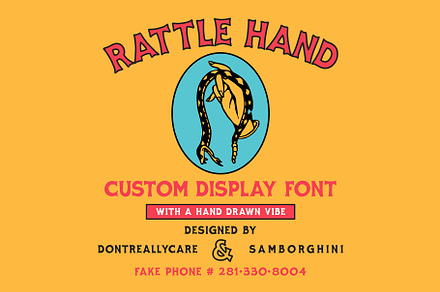 Rattle Hand Font