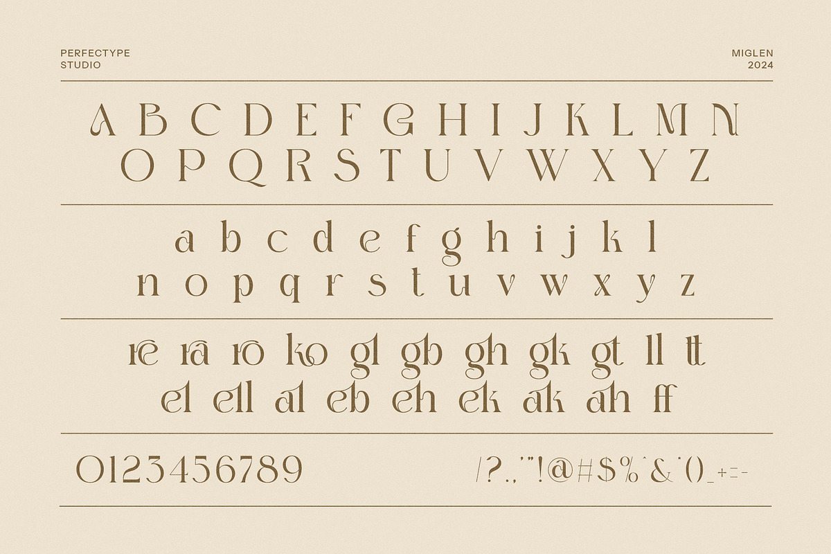 Miglen Elegant Serif Font, a Serif Font by Perfectype (Photo 8 of 8)