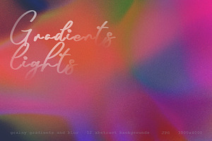 Gradients lights - 12 backgrounds
