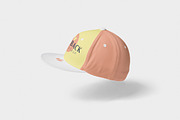 Snapback Mockups, a Hat Mockup by GfxFoundry (Thumbnail 4 of 7)