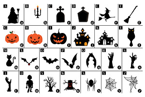 Halloween Night Dingbats&Color Font