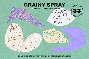 Grainy Spray Textures