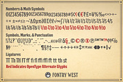 FHA Condensed French, a Font by Fontry West (Thumbnail 5 of 8)