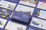 University and College PowerPoint, a Presentation Template by Pixslides (Thumbnail 1 of 7)