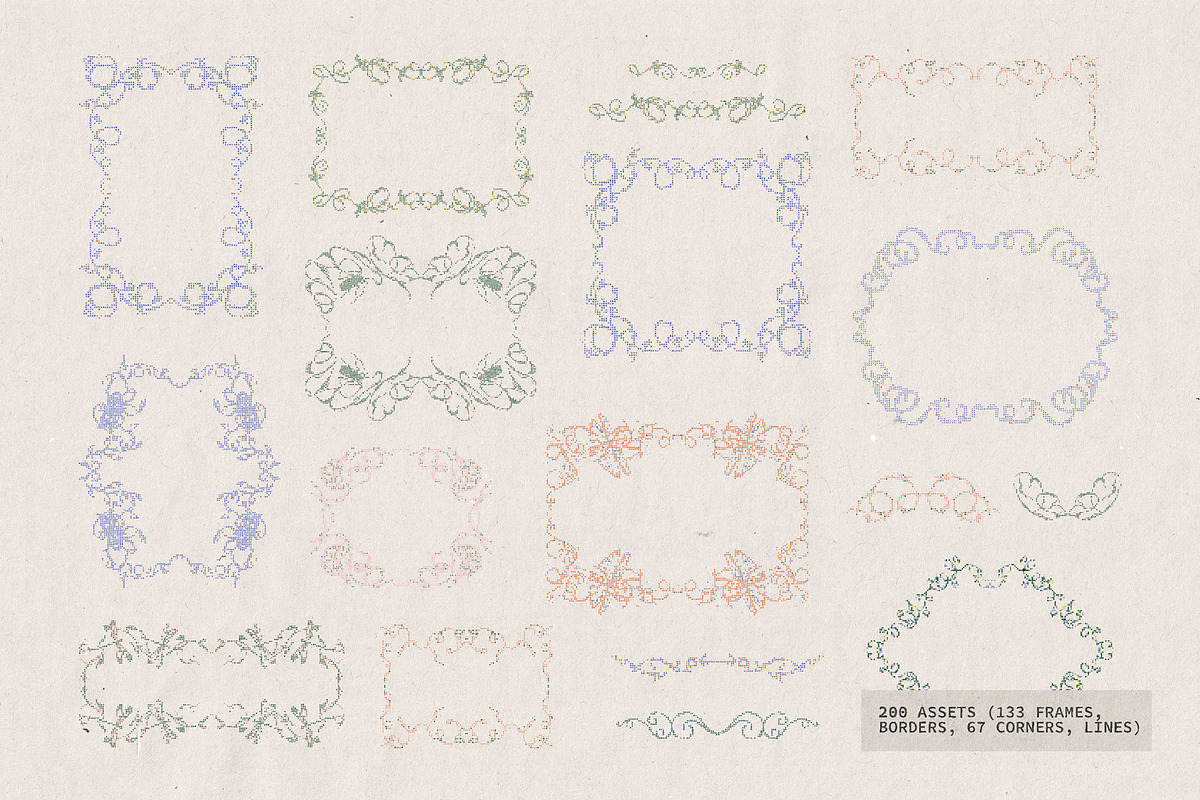 Medieval Micro-Geometry, a Background Graphic by softulka (Photo 2 of 9)