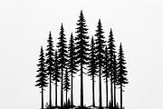 Majestic Pine Trees SVG, a Finance Illustration by Amazin_art (Thumbnail 19 of 41)