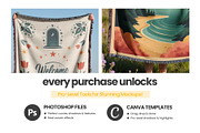 Woven Blanket Mockup Held-Up, a Mockup by Mockups Studio (Thumbnail 6 of 9)