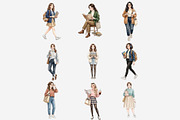Back to School Aesthetic Clipart, a Seasonal Illustration by Tanya Kart (Thumbnail 6 of 15)