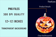Retro Groovy Halloween Day Clipart, an Illustration by SinaCreation (Thumbnail 4 of 5)