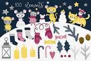 Winter is fun. Illustration set, an Illustration by Noli Molly Store (Thumbnail 2 of 8)