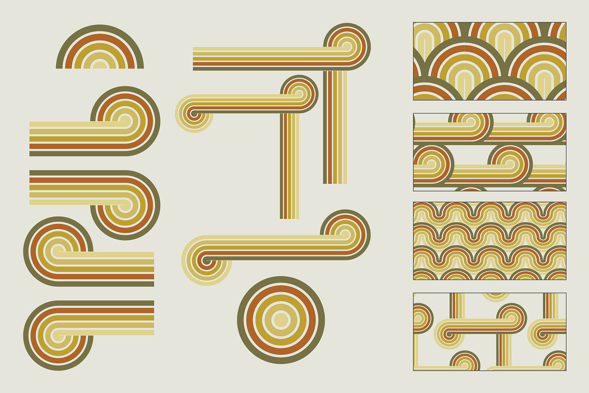 Retro Rainbow Stripes, an Object Graphic by Stellen Design (Photo 8 of 23)