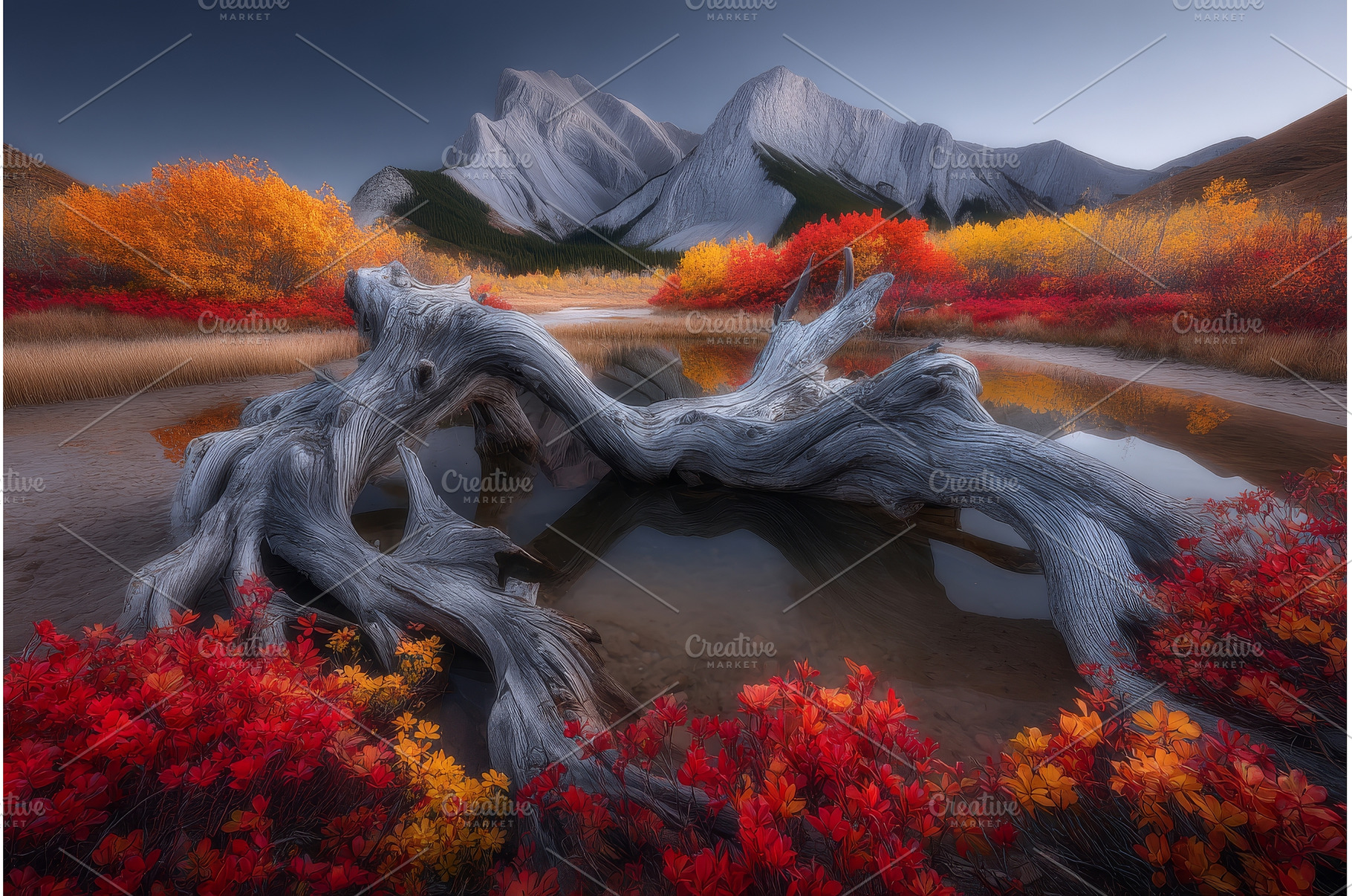 The scenic view of Three Sisters, a Nature Photo by ZinetroN