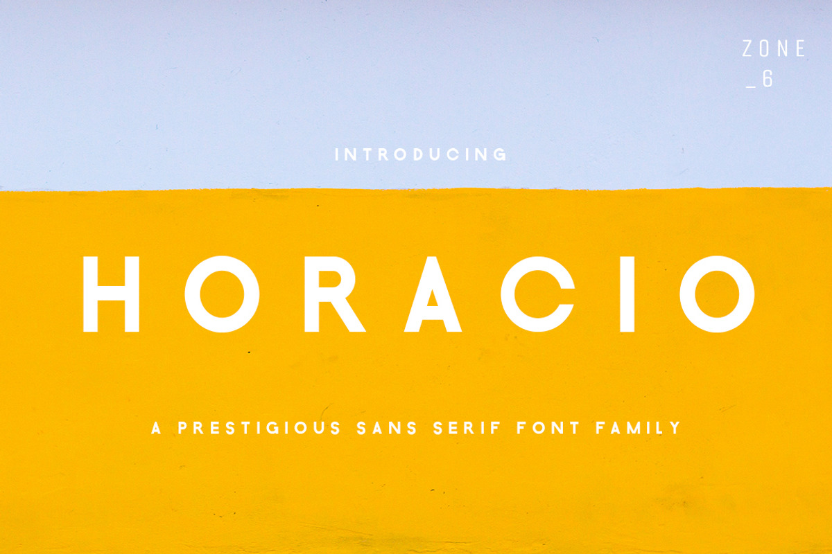 Horacio | A Prestigious Font Family