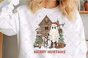 Merry Huntmas Christmas Ghost, an Illustration by Craft Nest (Thumbnail 5 of 6)