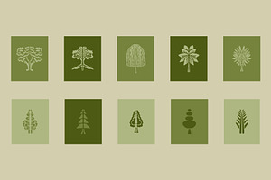 30 Tree PNG SVG Vector Clips