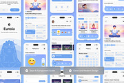 Eunoia - Calm Wellness App UI Kit, an App Template by twinstd (Thumbnail 3 of 5)