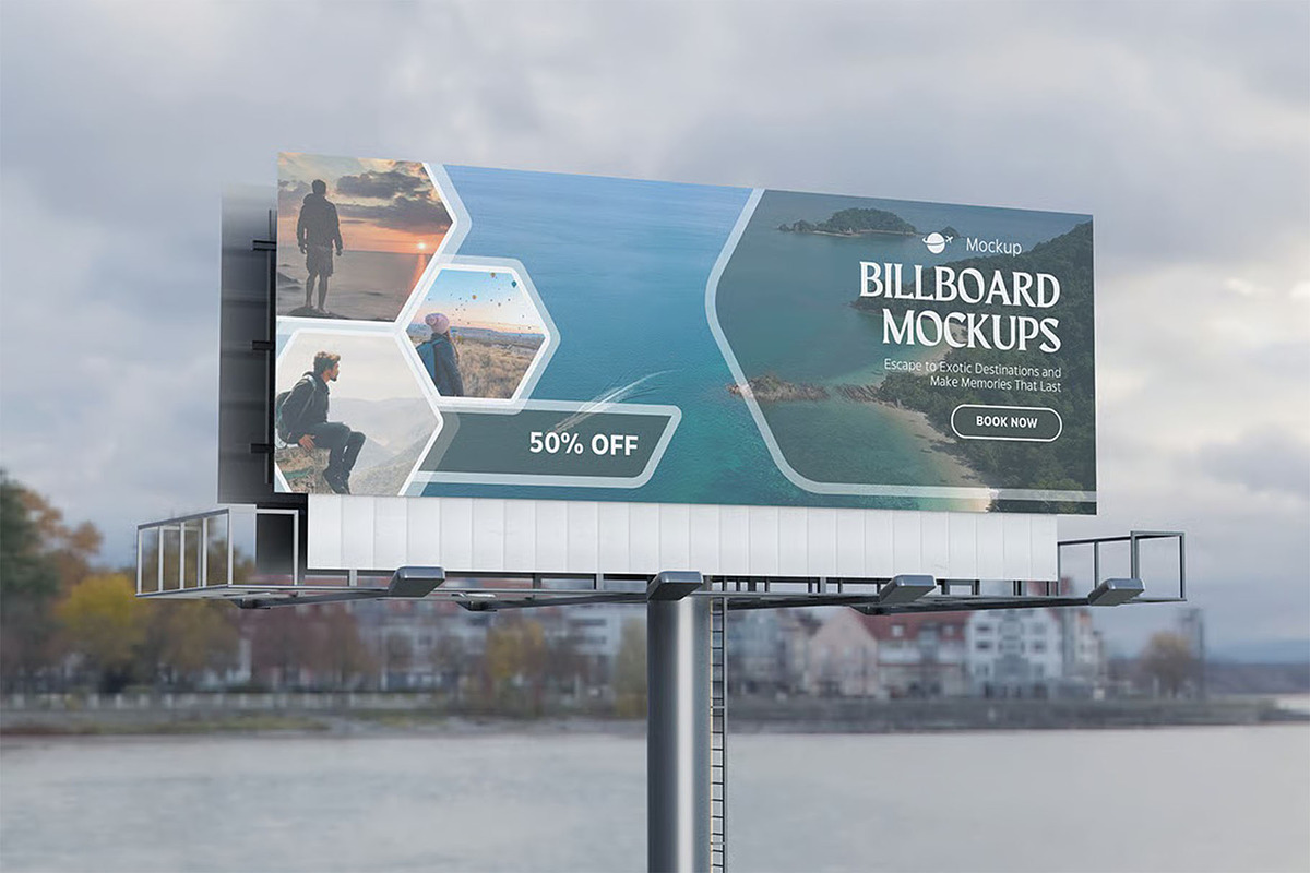 Billboard Mockup, an Advertising Mockup by zpackcreative (Photo 4 of 5)