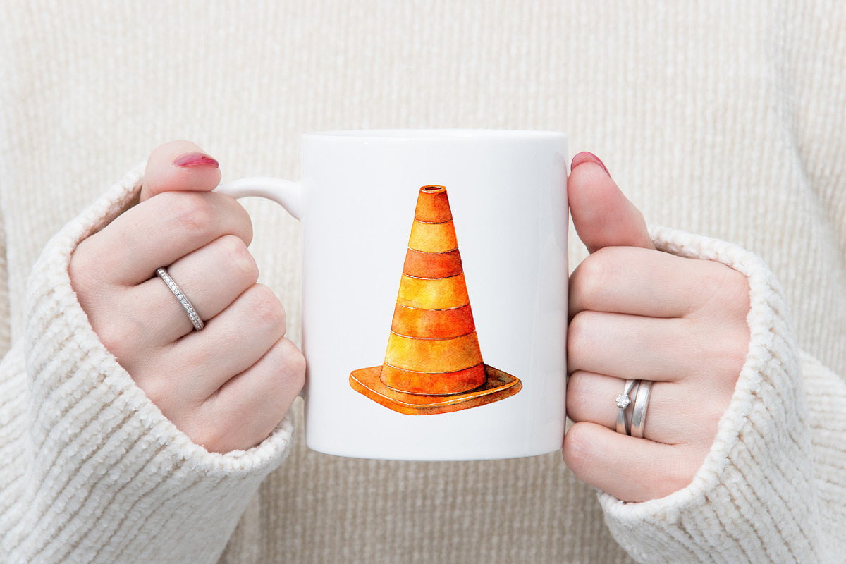 Cute Construction Watercolor Clipart, a Graphic by designcity5 (Photo 4 of 5)
